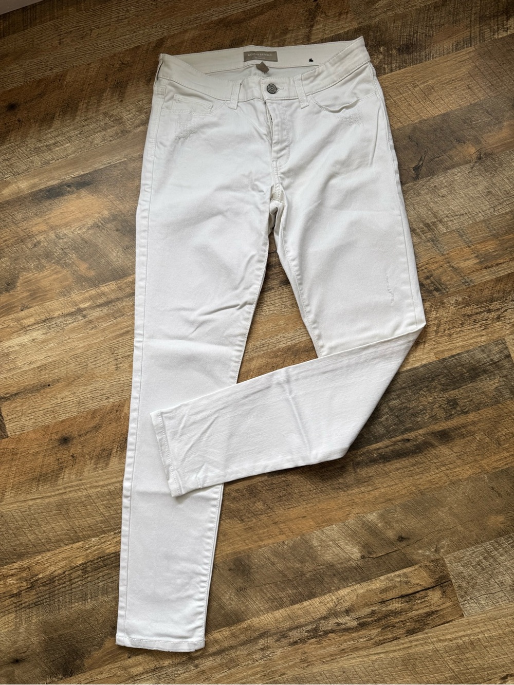 Banana Republic White Jeans